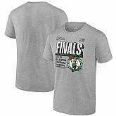 Men's Boston Celtics Heather Gray 2024 Eastern Conference Champions Locker Room T-Shirt,baseball caps,new era cap wholesale,wholesale hats