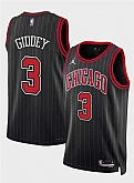 Men's Chicago Bulls #3 Josh Giddey Black Statement Edition Stitched Basketball Jersey Dzhi,baseball caps,new era cap wholesale,wholesale hats