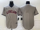 Men's Cleveland Guardians Gray Blank Cool Base Stitched Jersey,baseball caps,new era cap wholesale,wholesale hats