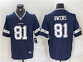 Men's Dallas Cowboys #81 Terrell Owens Navy Vapor Untouchable Limited Football Stitched Jersey,baseball caps,new era cap wholesale,wholesale hats