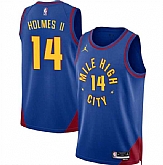 Men's Denver Nuggets #14 DaRon Holmes II Blue 2024 Draft Statement Edition Stitched Basketball Jersey Dzhi,baseball caps,new era cap wholesale,wholesale hats