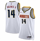 Men's Denver Nuggets #14 DaRon Holmes II White 2024 Draft Association Edition Stitched Basketball Jersey Dzhi,baseball caps,new era cap wholesale,wholesale hats