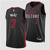 Men's Miami Heat #7 Kel'el Were Black 2024 Draft City Edition Stitched Basketball Jersey Dzhi,baseball caps,new era cap wholesale,wholesale hats