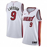 Men's Miami Heat #9 Pelle Larsson White 2024 Draft Association Edition Stitched Basketball Jersey Dzhi,baseball caps,new era cap wholesale,wholesale hats