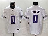 Men's Minnesota Vikings #0 Ivan Pace Jr White Alternate Vapor FUSE Limited Stitched Jersey,baseball caps,new era cap wholesale,wholesale hats