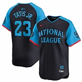 Men's National League #23 Fernando Tatis Jr. Navy 2024 All-Star Limited Stitched Baseball Jersey,baseball caps,new era cap wholesale,wholesale hats