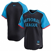 Men's National League Blank Navy 2024 All Star Limited Stitched Baseball Jersey,baseball caps,new era cap wholesale,wholesale hats