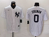 Men's New York Yankees #0 Marcus Stroman White Cool Base Stitched Jersey,baseball caps,new era cap wholesale,wholesale hats