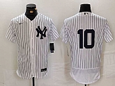 Men's New York Yankees #10 Phil Rizzuto White Flex Base Stitched Baseball Jersey,baseball caps,new era cap wholesale,wholesale hats