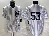 Men's New York Yankees #53 Bobby Abreu White Cool Base Stitched Baseball Jersey,baseball caps,new era cap wholesale,wholesale hats