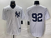 Men's New York Yankees #92 Matt Krook White Cool Base Stitched Baseball Jersey,baseball caps,new era cap wholesale,wholesale hats