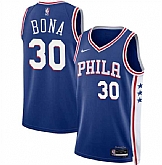 Men's Philadelphia 76ers #30 Adam Bona Royal 2024 Draft Icon Edition Basketball Stitched Jersey Dzhi,baseball caps,new era cap wholesale,wholesale hats