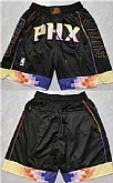 Men's Phoenix Suns Black Shorts,baseball caps,new era cap wholesale,wholesale hats