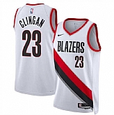 Men's Portland Trail Blazers #23 Donovan Clingan White 2024 Draft Association Edition Stitched Basketball Jersey Dzhi,baseball caps,new era cap wholesale,wholesale hats