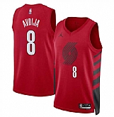 Men's Portland Trail Blazers #8 Deni Avdija Red Statement Edition Stitched Basketball Jersey Dzhi,baseball caps,new era cap wholesale,wholesale hats