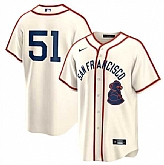 Men's San Francisco Giants #51 Jung Hoo Lee Cream 2024 Rickwood Classic Stitched Baseball Jersey Dzhi,baseball caps,new era cap wholesale,wholesale hats