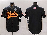 Men's Tennessee Volunteers Black With Patch Stitched Jersey,baseball caps,new era cap wholesale,wholesale hats