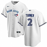 Men's Toronto Blue Jays #2 Justin Turner White Cool Base Stitched Jersey Dzhi,baseball caps,new era cap wholesale,wholesale hats