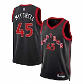 Men's Toronto Raptors #45 Davion Mitchell Black Statement Edition Stitched Basketball Jersey Dzhi,baseball caps,new era cap wholesale,wholesale hats