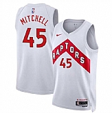 Men's Toronto Raptors #45 Davion Mitchell White Association Edition Stitched Basketball Jersey Dzhi,baseball caps,new era cap wholesale,wholesale hats