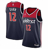 Men's Washington Wizards #12 Alexandre Sarr Navy Statement Edition Stitched Basketball Jersey Dzhi,baseball caps,new era cap wholesale,wholesale hats