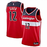 Men's Washington Wizards #12 Alexandre Sarr Red Icon Edition Stitched Basketball Jersey Dzhi,baseball caps,new era cap wholesale,wholesale hats