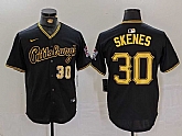 Mens Pittsburgh Pirates #30 Paul Skenes Nike Black Cool Base Jersey,baseball caps,new era cap wholesale,wholesale hats