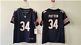 Women's Chicago Bears #34 Walter Payton Navy 2024 Draft F.U.S.E. Vapor Football Stitched Jersey(Run Small),baseball caps,new era cap wholesale,wholesale hats