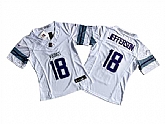 Women's Minnesota Vikings #18 Justin Jefferson White 2024 F.U.S.E Winter Warrior Limited Jersey(Run Small),baseball caps,new era cap wholesale,wholesale hats