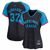 Women's National League #37 Teoscar Hernandez Navy 2024 All-Star Limited Stitched Baseball Jersey(Run Small),baseball caps,new era cap wholesale,wholesale hats