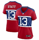 Women's New York Giants #13 Jalin Hyatt Century Red Alternate Vapor Limited Football Stitched Jersey Dzhi,baseball caps,new era cap wholesale,wholesale hats