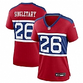 Women's New York Giants #26 Devin Singletary Century Red Alternate Vapor Limited Football Stitched Jersey Dzhi,baseball caps,new era cap wholesale,wholesale hats