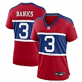 Women's New York Giants #3 Deonte Banks Century Red Alternate Vapor Limited Football Stitched Jersey Dzhi,baseball caps,new era cap wholesale,wholesale hats