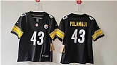 Women's Pittsburgh Steelers #43 Troy Polamalu F.U.S.E. Black Vapor Football Stitched Jersey(Run Small),baseball caps,new era cap wholesale,wholesale hats