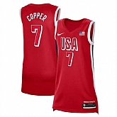 Women's USA Basketball #7 Kahleah Copper Red 2024 Swingman Stitched Jersey,baseball caps,new era cap wholesale,wholesale hats