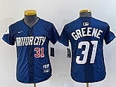 Youth Detroit Tigers #31 Riley Greene 2024 Navy City Connect Cool Base Limited Stitched Jerseys,baseball caps,new era cap wholesale,wholesale hats