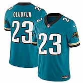 Men & Women & Youth Jacksonville Jaguars #23 Foye Oluokun Teal 2024 F.U.S.E. Prowler Throwback Vapor Limited Football Stitched Jersey,baseball caps,new era cap wholesale,wholesale hats