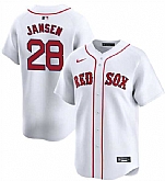 Men's Boston Red Sox #28 Danny Jansen White 2024 Home Limited Stitched Baseball Jersey Dzhi,baseball caps,new era cap wholesale,wholesale hats