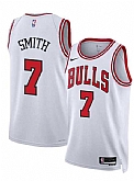 Men's Chicago Bulls #7 Jalen Smith White 2024 Association Edition Stitched Basketball Jersey Dzhi,baseball caps,new era cap wholesale,wholesale hats