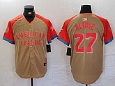 Men's Houston Astros #27 Jose Altuve Cream 2024 All Star Limited Stitched Jersey,baseball caps,new era cap wholesale,wholesale hats