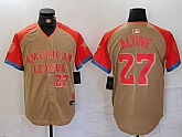 Men's Houston Astros #27 Jose Altuve Number Cream 2024 All Star Limited Stitched Jersey,baseball caps,new era cap wholesale,wholesale hats