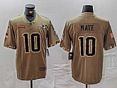 Men's New England Patriots #10 Drake Maye Olive 2022 Salute To Service Limited Stitched Jersey,baseball caps,new era cap wholesale,wholesale hats