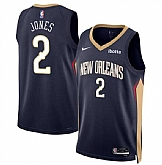 Men's New Orleans Pelicans #2 Herb Jones Navy 2024 Icon Edition Stitched Basketball Jersey Dzhi,baseball caps,new era cap wholesale,wholesale hats