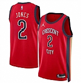 Men's New Orleans Pelicans #2 Herb Jones Red 2024 Statement Edition Stitched Basketball Jersey Dzhi,baseball caps,new era cap wholesale,wholesale hats