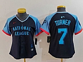 Women's Philadelphia Phillies #7 Trea Turner Navy 2024 All Star Limited Stitched Jersey,baseball caps,new era cap wholesale,wholesale hats