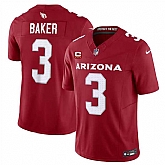 Men & Women & Youth Arizona Cardinals #3 Budda Baker Red 2024 F.U.S.E. With 4-Star C Patch Vapor Untouchable Limited Stitched Jersey,baseball caps,new era cap wholesale,wholesale hats