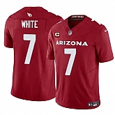 Men & Women & Youth Arizona Cardinals #7 Kyzir White Red 2024 F.U.S.E. With 2-Star C Patch Vapor Untouchable Limited Stitched Jersey,baseball caps,new era cap wholesale,wholesale hats