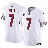 Men & Women & Youth Arizona Cardinals #7 Kyzir White White 2024 F.U.S.E. With 2-Star C Patch Vapor Untouchable Limited Stitched Jersey,baseball caps,new era cap wholesale,wholesale hats