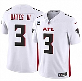 Men & Women & Youth Atlanta Falcons #3 Jessie Bates III White 2024 F.U.S.E With 3-Star C Patch Vapor Untouchable Limited Stitched Jersey,baseball caps,new era cap wholesale,wholesale hats