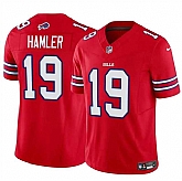 Men & Women & Youth Buffalo Bills #19 KJ Hamler Red 2024 F.U.S.E. Vapor Untouchable Limited Stitched Jersey,baseball caps,new era cap wholesale,wholesale hats